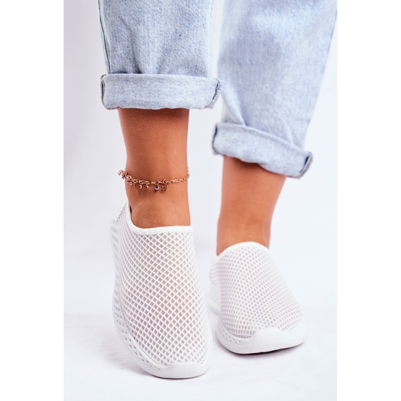 SEA Damen Sport Slipper Weiß Gestacio 2