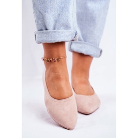 PS1 Ballerinas aus Öko-Wildleder für Damen Beige Bellissima 2