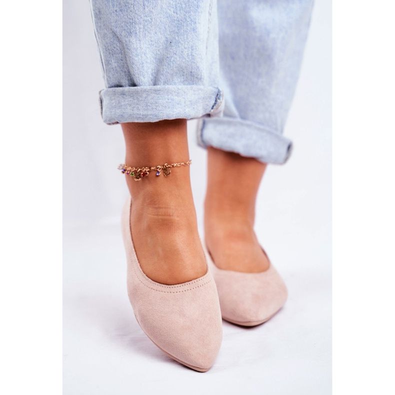 PS1 Ballerinas aus Öko-Wildleder für Damen Beige Bellissima 2