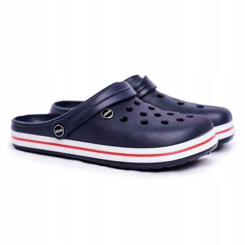 Herren Hausschuhe für Schwimmbad Kroksy Pasipheme Marineblau navy blau 1