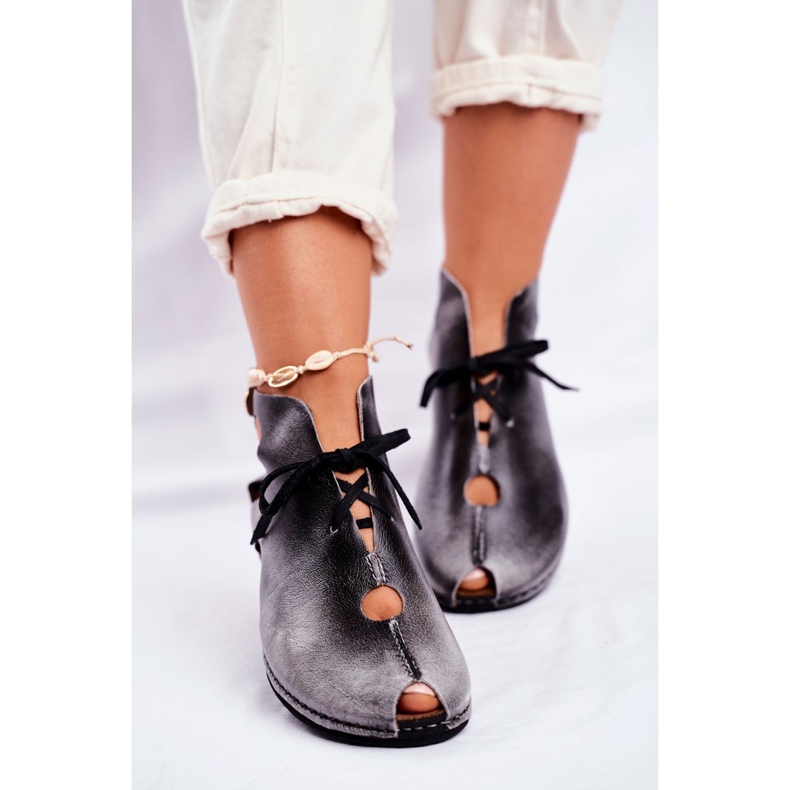 Damen Brogues Maciejka Popiel 03426-03 grau 1