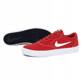 Nike Sb Charge Cnvs M CD6279-601 Schuhe weiß rot 1
