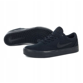 Nike Sb Charge Cnvs Jr CQ0260-005 Schuhe schwarz grau 1