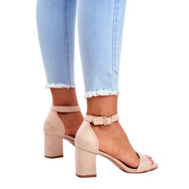 Vinceza Damen Sandalen Wildleder Beige Immer mehr! 2