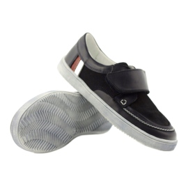 Sportschuhe aus Leder Bartek 28369 blau 4