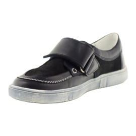 Sportschuhe aus Leder Bartek 28369 blau 2