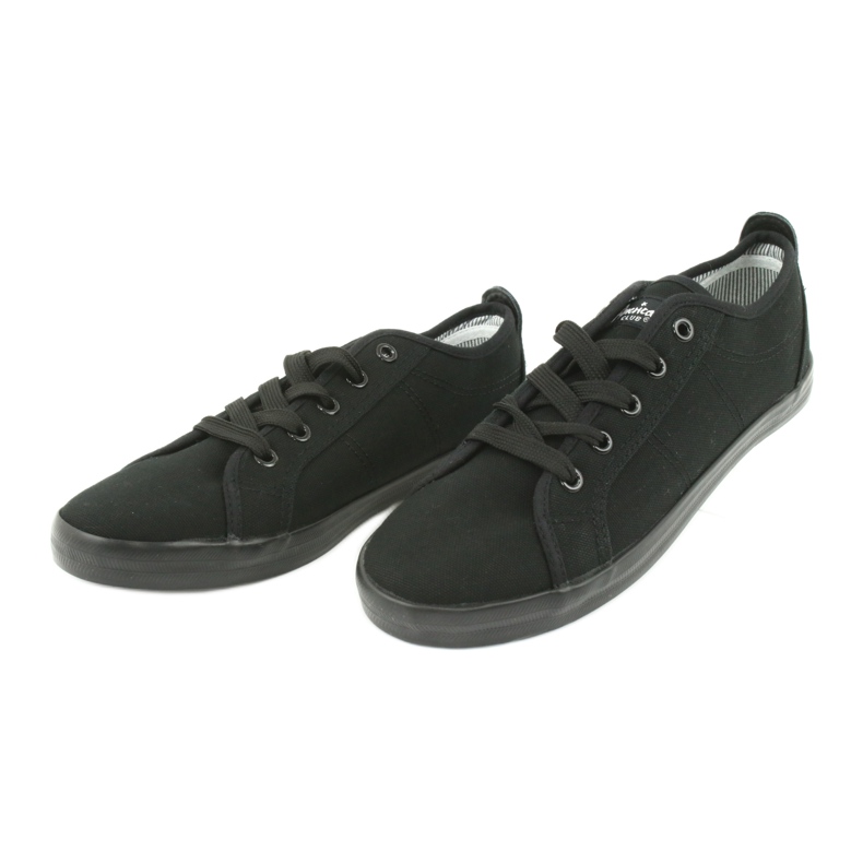 American Club Amerikanische Damen Sneaker Sneakers schwarz 2