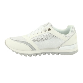 American Club Frauen Sportschuhe 16355 Weiß/Silber grau 1