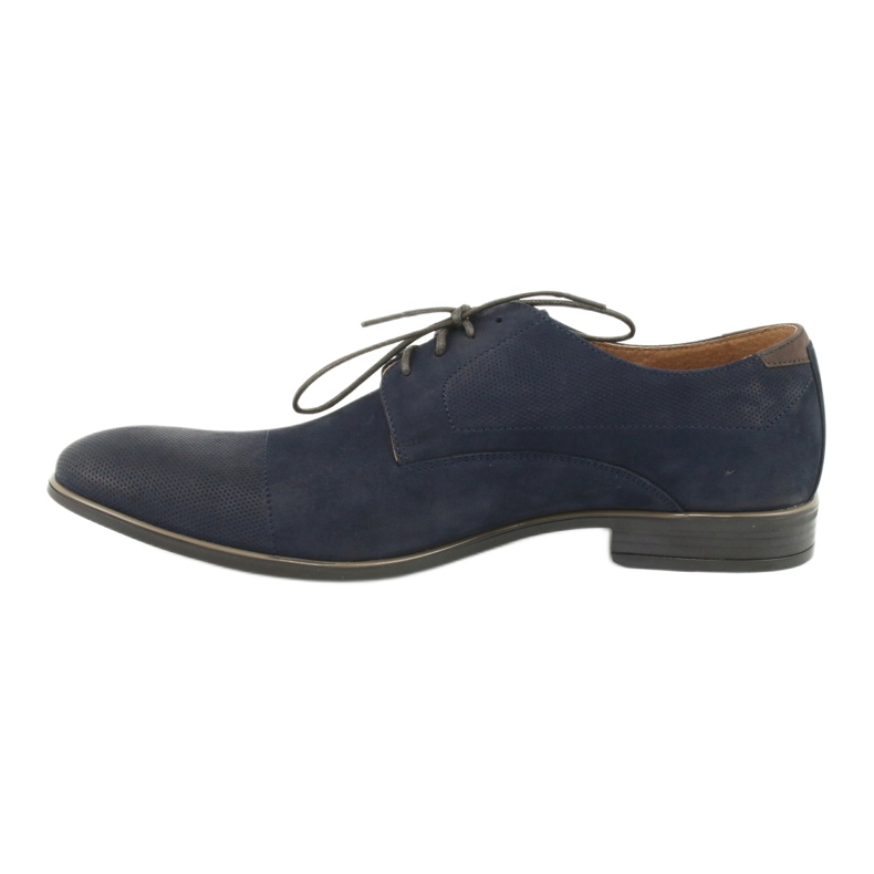 Pilpol 1731 Marine Blue Herrenschuhe blau 1