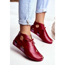 Damen Brogues Maciejka Rot 03426-08 2