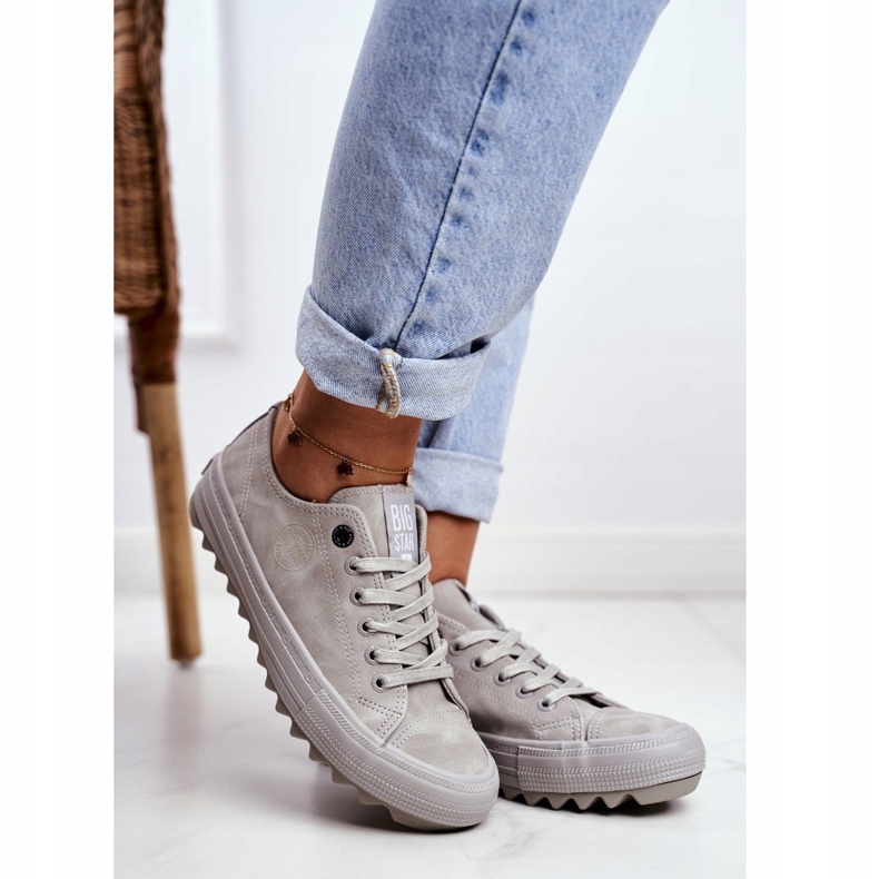Damen Sneaker Big Star Grau GG274075 1