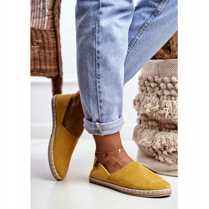 NEWS Gelbe Vulcan Slip-On Espadrilles für Damen 2