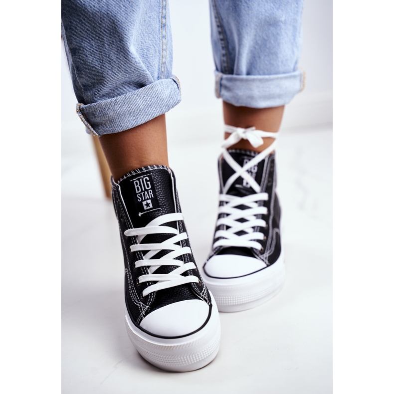 Damen Sneaker Big Star Schwarz GG274012 2