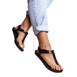 Damen duftende Gummisandalen ZAXY Black DD285039 schwarz 2