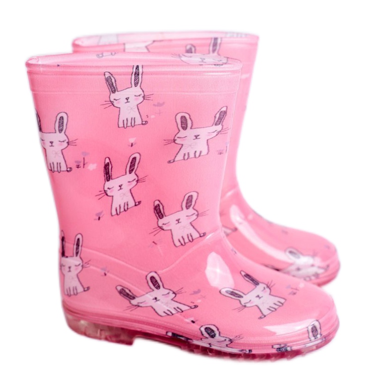 Gummistiefel für Kinder Pink Bunny rosa 1