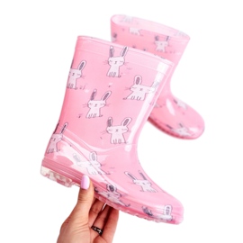 Gummistiefel für Kinder Pink Bunny rosa 2