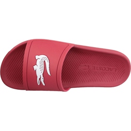Lacoste Croco Slide 119 1 M 737CMA001817K weiß rot 2