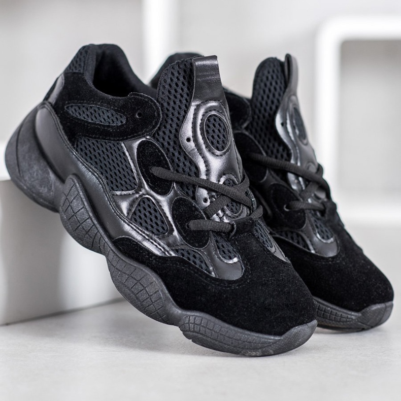 SHELOVET Schwarze Turnschuhe 2