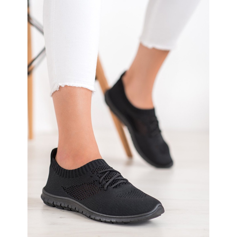 MCKEYLOR Gebundene Sneakers schwarz 2