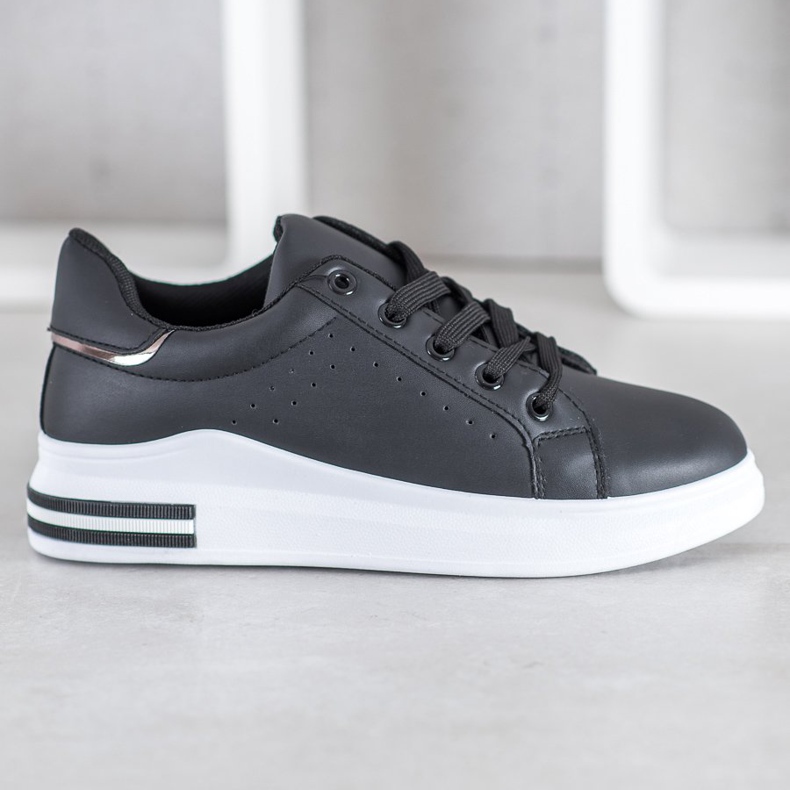 RTX WALK Stylische Sneakers aus Öko-Leder schwarz 2