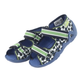 Befado grüne Kinderschuhe 250P078 weiß marineblau 2