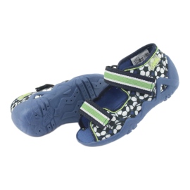 Befado grüne Kinderschuhe 250P078 weiß marineblau 4