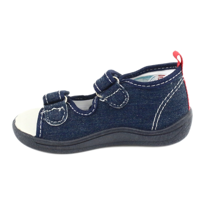 American Club Amerikanische Sandalen Kinderschuhe Lederdecksohle TEN46 rot navy blau 1
