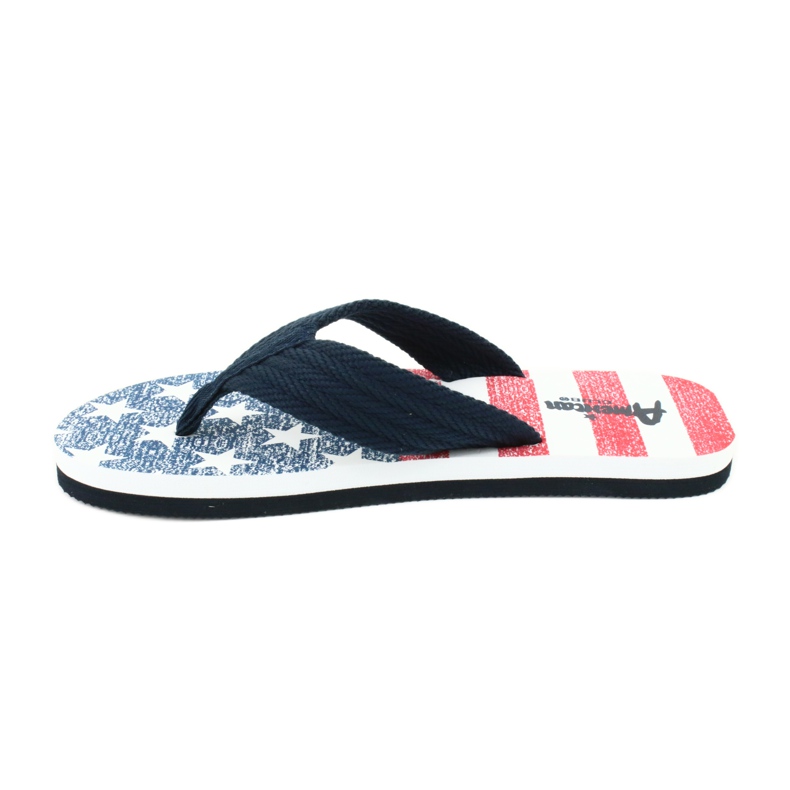 American Club Amerikanische Leichtschaum-Flip-Flops JP05 navy blau 1