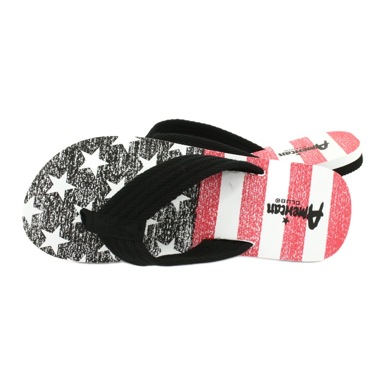 American Club Amerikanische Leichtschaum-Flip-Flops JP05 schwarz 3