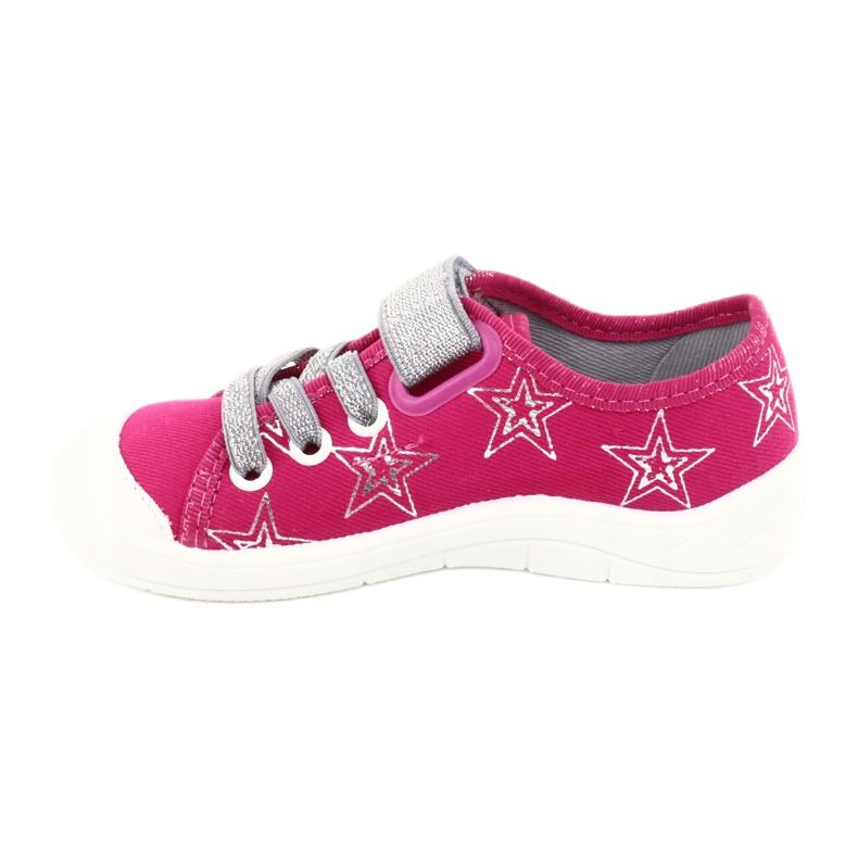 Befado Kinderschuhe 251X096 rosa grau 1