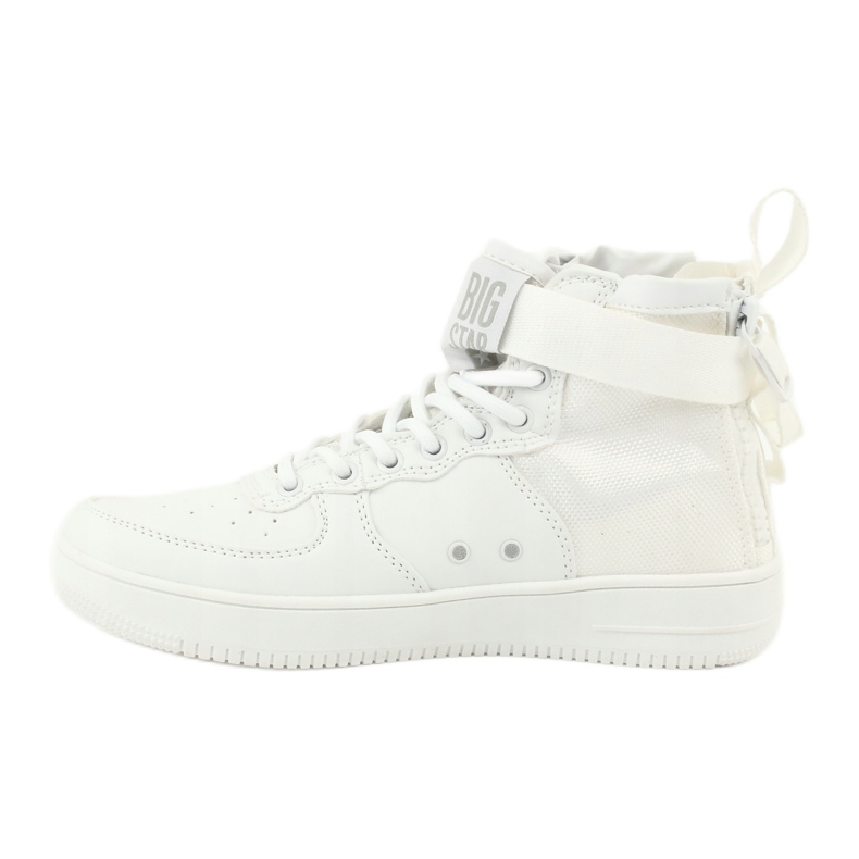 Big Star High Eco Leder Sneakers Białurówka White weiß 4