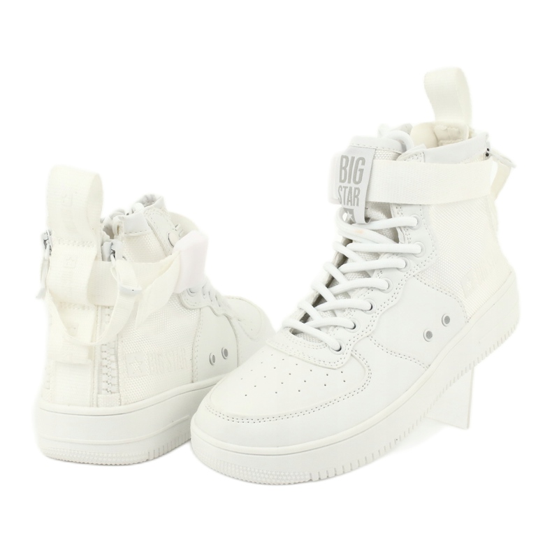 Big Star High Eco Leder Sneakers Białurówka White weiß 5