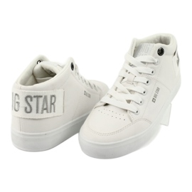 Hohe Turnschuhe Big Star EE274352 weiß grau 4