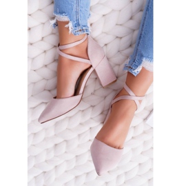 SEA Damen Pumps mit Absatz in Spitz Beige Cosmo 1