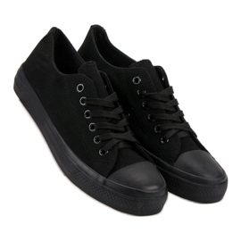 SHELOVET Schwarze Turnschuhe 2