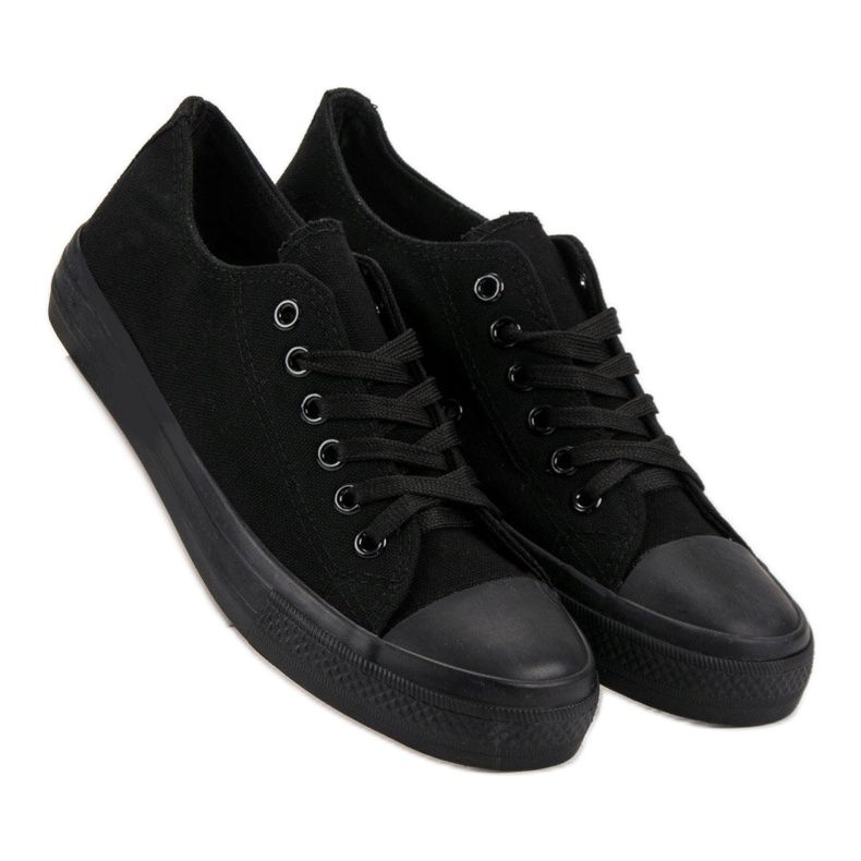 SHELOVET Schwarze Turnschuhe 2
