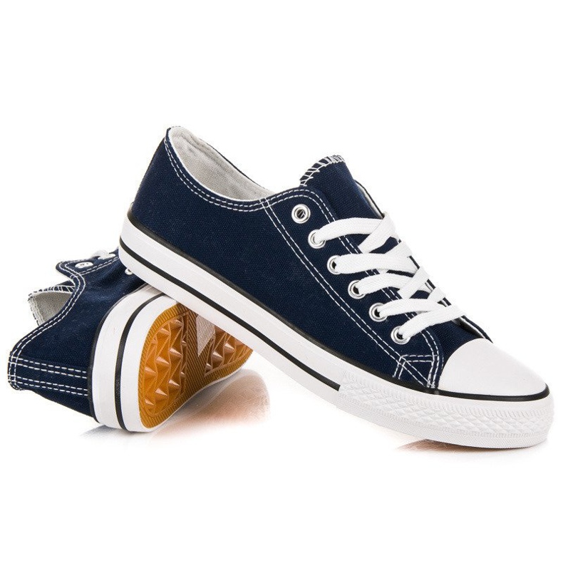 SHELOVET Navy Sneakers blau 1