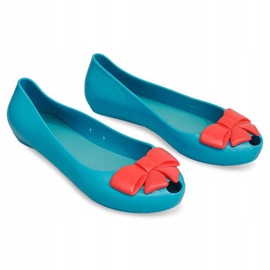 Ballerinas Meliski Galoschen 857 Blau rot 1