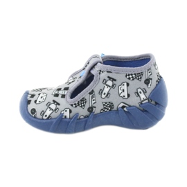 Befado Kinderschuhe 110P312 blau grau 4
