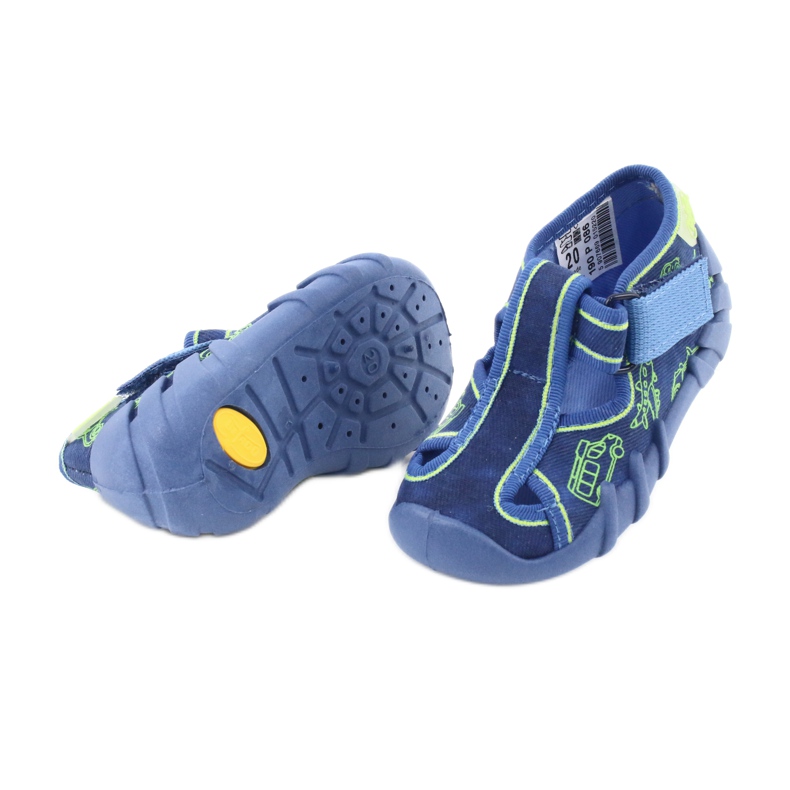 Befado Kinderschuhe 190P086 blau grün 4