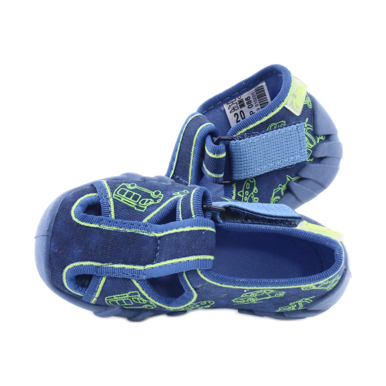 Befado Kinderschuhe 190P086 blau grün 5