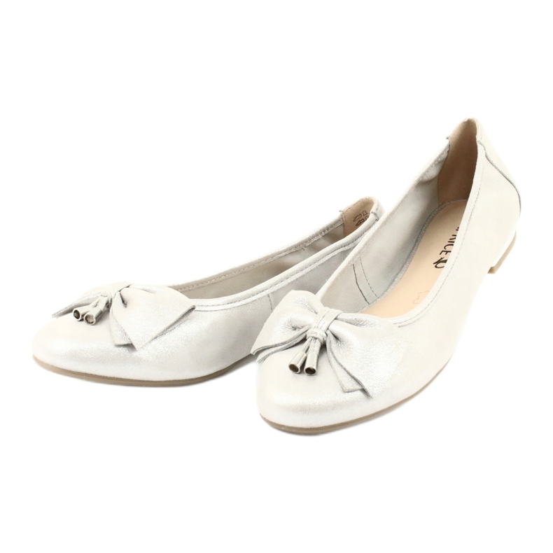 Caprice Ballerinas Damenschuhe 22111 silber grau 2