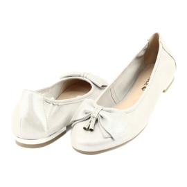 Caprice Ballerinas Damenschuhe 22111 silber grau 3