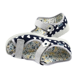 Befado Kinderschuhe 969X148 marineblau navy blau grau 4