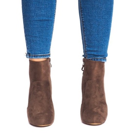 Stiefel mit hohem Absatz 88-48 Khaki grün 1