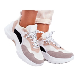 SEA Damen Sportschuhe Sneakers Weiß und Beige Mindanao braun schwarz grau 1