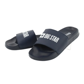 Big Star Hausschuhe zum Strand GG174934 marineblau weiß 2