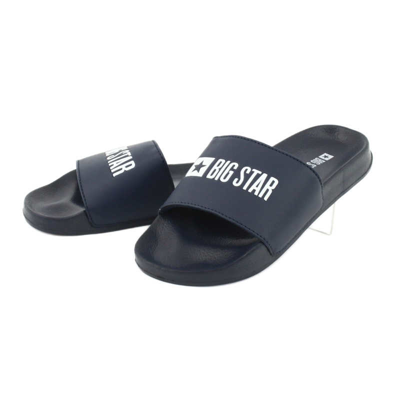 Big Star Hausschuhe zum Strand GG174934 marineblau weiß 2