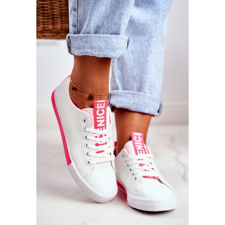 PS1 Klassische Sneakers für Damen Fuchsia Ville weiß 1