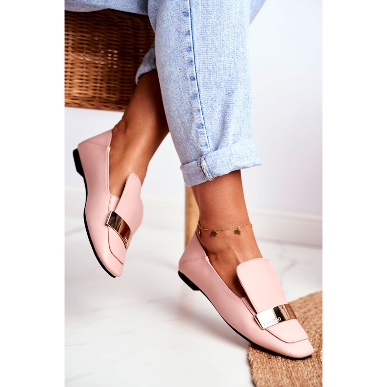 Lu Boo Damen Lords Pink Gold Abzeichen Harlem rosa 2